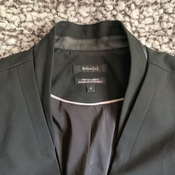 Black RW&Co. Blazer - Picture 1 of 6